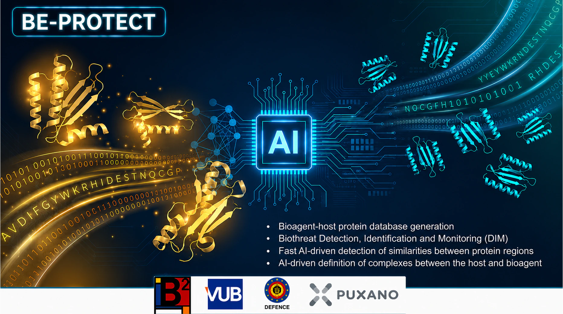 Banner des BE-PROTECT-Konsortiums